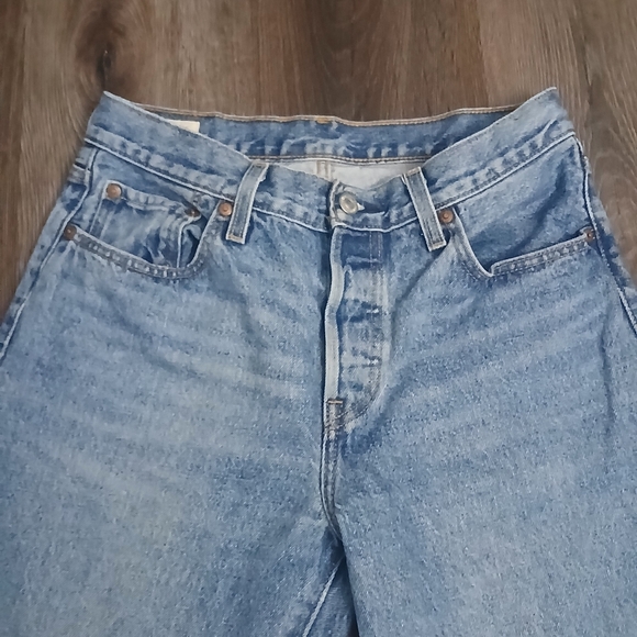 Levi's 501 Button Fly Women's Straight Jeans Size 27 X 30 - Picture 2 of 9